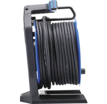 Kabeltrommel mit schwarzem Kabel