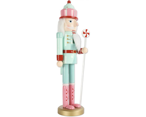 Dekorative Nussknackerfigur mit Zuckerstange