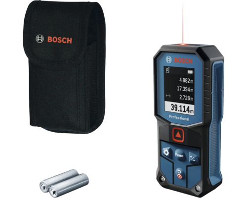 Bosch Laser-Entfernungsmesser mit Tasche und Batterien