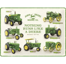 Illustration verschiedener John Deere Traktoren Modelle