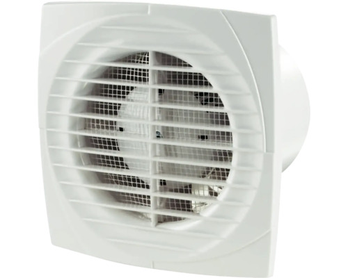 Quadratischer Wandventilator mit Schutzgitter