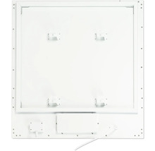 Rückseite einer LED-Platte mit Rahmen