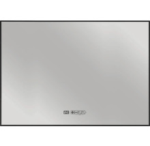 Rechteckiger Spiegel mit Temperaturanzeige