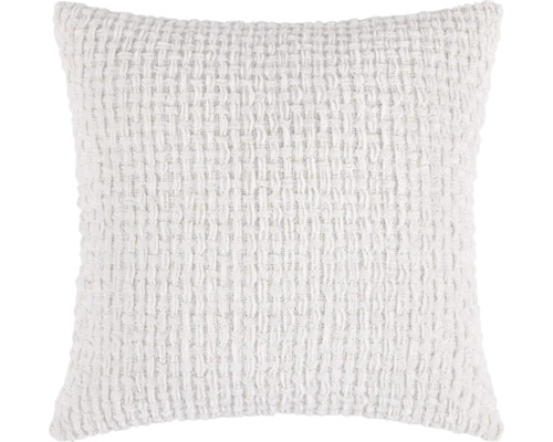 Dekokissen Space Tech beige 45x45 cm Quadratisches Dekokissen aus Stoff