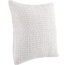 Quadratisches Dekokissen mit gewebter Textur