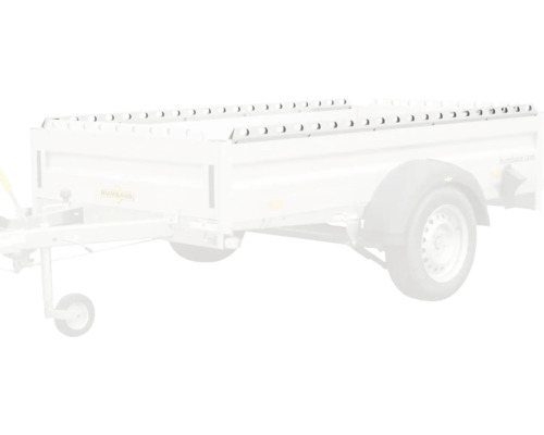 Humbaur Relingsatz seitlich für Alumaster 1300 2446 mm x 70 mm x 29 mm Pack = 2 St Humbaur Anhänger