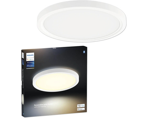 Philips Hue Tendo Deckenleuchte und Produktverpackung