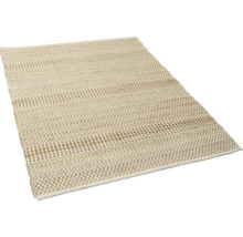 Rechteckiger Teppich mit Zickzackmuster
