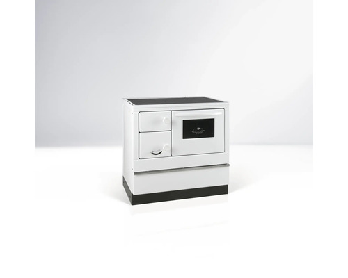 Holzherd mit Kochfeld und Backofen