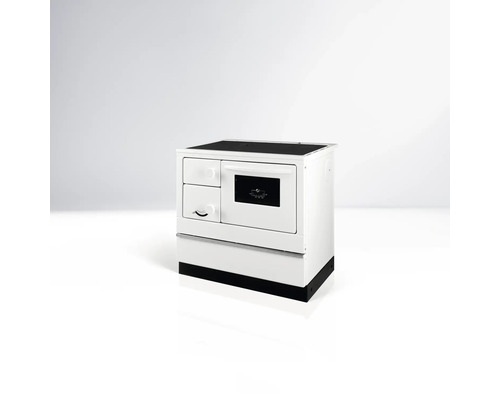 Holzherd mit Kochfeld und Backofen