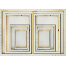 Leinwand-Set mit Holzrahmen in verschiedenen Größen