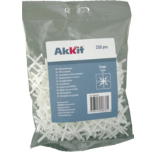 Packung Fliesenkreuze, 2 Millimeter, 250 Stück