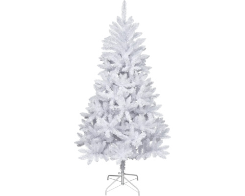 Christbaumständer Metall weiß Weißer künstlicher Weihnachtsbaum auf Metallständer