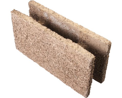 Zwei Holzwolle-Leichtbauplatten