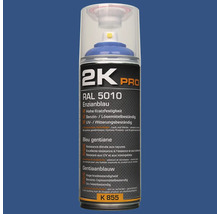 2K Pro Sprühdose Enzianblau RAL 5010 für Lackierarbeiten