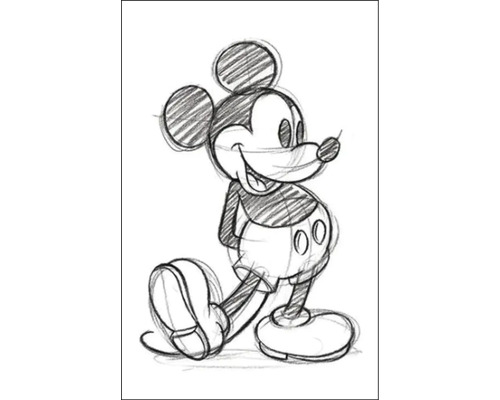 Skizze von Micky Maus