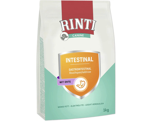 Hundefutter trocken RINTI Canine Intestinal Magen-Darm / Bauchspeicheldrüse 1 kg
