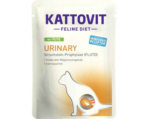 Katzenfutter nass Kattovit Urinary Pute 85 g Katzenfutter nass Kattovit Urinary Pute 85 g
