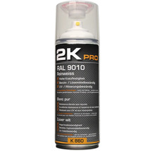 2K Pro Lackspraydose RAL 9010 Reinweiss