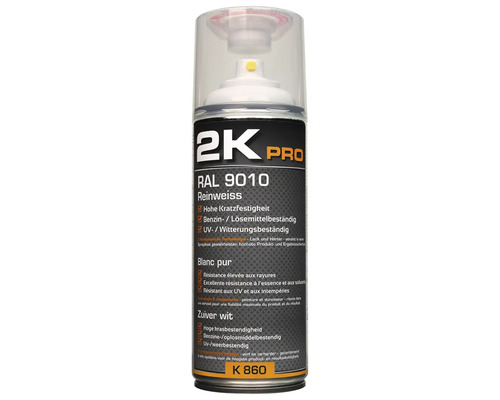 2K Pro Sprühlack Reinweiss RAL 9010