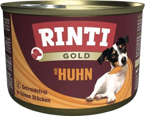 Hundefutter nass Rinti Gold Huhn 185 g Hundefutter nass Rinti Gold Huhn 185 g
