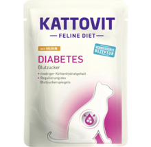 Kattovit Feline Diet Diabetes Katzenfutter mit Huhn Packung