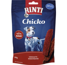 Rinti Chicko herzhafte Rindstreifen für Hunde, 60 Gramm Packung