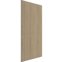 Holzpaneel mit Lamellenstruktur für die Wandgestaltung