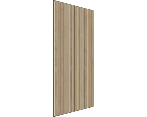 Holzpaneel mit Lamellenstruktur für die Wandgestaltung