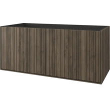 Waschtischunterschrank aus Holz mit zwei Türen