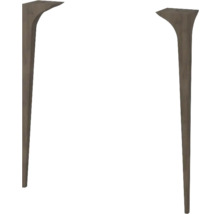 Zwei Tischbeine aus Holz