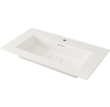 Waschtisch aus Keramik mit rechteckiger Form