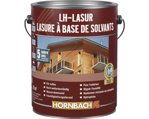 Lösemittelhaltige Holzlasur im Metalleimer mit 5 Jahren Langzeitschutz und Eigenschaften wie Wetterbeständigkeit und Feuchtigkeitsregulierung Lösemittelhaltige Holzlasur im Metalleimer mit 5 Jahren Langzeitschutz und Eigenschaften wie Wetterbeständigkeit und Feuchtigkeitsregulierung