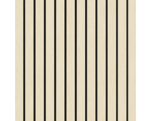 Holzpaneel mit Latten zur Wandgestaltung