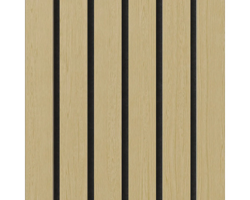 Holzpaneele mit dunklen Akzenten