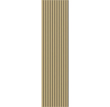 Akustikpaneel mit vertikalen Holzlamellen