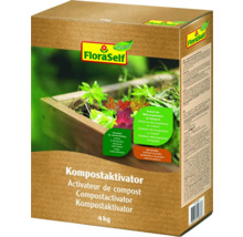 FloraSelf Kompostaktivator, 4 Kilogramm, zur Förderung der Mikroorganismen im Kompost