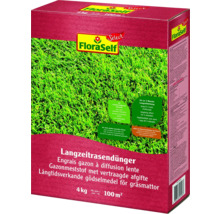 Verpackung mit Langzeitrasendünger für 100 Quadratmeter Rasenfläche