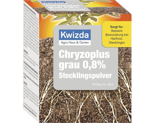 Bewurzelungsmittel für Hartholzstecklinge Kwizda Chryzoplus grau 0,8% Reg.Nr. 3854-0-0