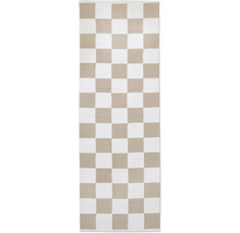 Rechteckiger Teppich mit Schachbrettmuster