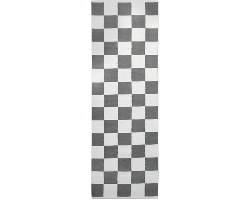 Langflor-Teppich mit Schachbrettmuster