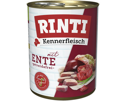 Hundefutter nass Rinti Ente 800 g Hundefutter nass Rinti Ente 800 g