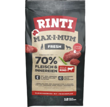 Rinti Max-I-Mum Fresh Hundefutter mit 70 Prozent Fleisch und Innereien, 12 Kilogramm