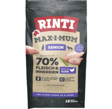 Rinti Max-i-Mum Senior Hundefutter mit Huhn, geeignet für Hunde ab 8 Jahren, 12 Kilogramm