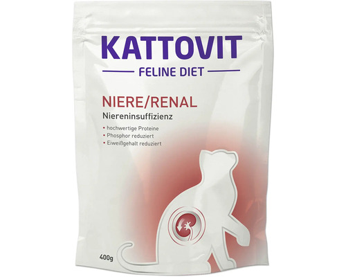 Katzenfutter trocken Kattovit Niere/Renal 400 g