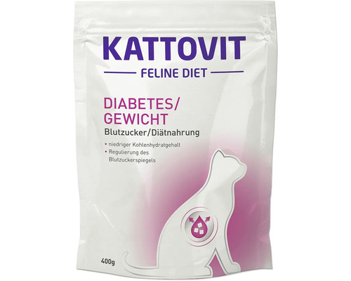 Katzenfutter trocken Kattovit Diatetes/Gewicht 400 g