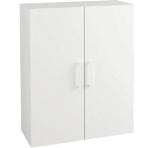 Weißer Hängeschrank mit zwei Türen