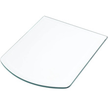 Eckregal aus Glas