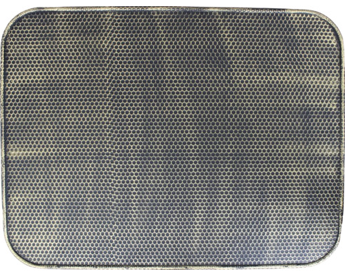 Rechteckige, perforierte Metallplatte