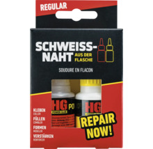 Schweißnaht aus der Flasche Klebstoffpackung